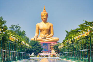 Obraz premium ワット ピクン トーン シンブリー県 วัดพิกุลทอง พระอารามหลวง, สิงห์บุรี Wat Phikunthong, Sing Buri