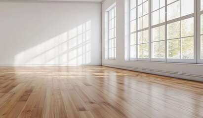 Obraz premium Sunlit Empty Room