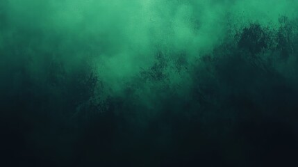 Deep Green Watercolor Textured Background with Subtle Gradient Abstract Wash. Calm Serene Design Featuring Rich Green Tones, Perfect for Modern Artistic Decorative Uses, Minimalistic Design Projects