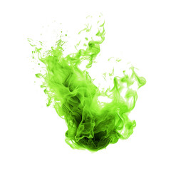 green fire effect