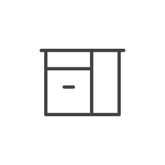 Kitchen icon Thin outline art symbol