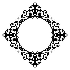 Elegant Premium Luxury Ornamental Design, Perfectly Balanced Symmetry, Editable Vector Illustration in Flat Style, Isolated on White for Graphic Design, cutting and Print Needs