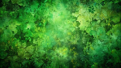 Abstract Green Grunge Texture Background for Creative Projects and Designs