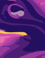 abstract background with untidy waves Illustration