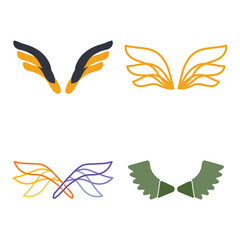 Wing Logo Template Icon