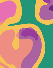 abstract background with untidy waves Illustration