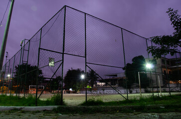 Obraz premium park during the pandemic: COVID