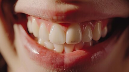 Obraz premium Closeup of a Smiling Mouth