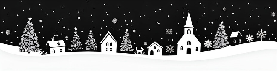 Fototapeta premium winter forest landscape