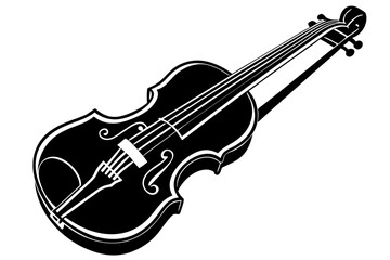 Obraz premium Beautiful Violin vector art and illustration