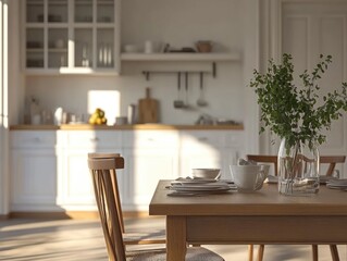 Contemporary Kitchen Dining Room