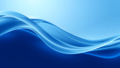 Obraz premium Abstract wave blue pattern. Stock illustration isolated with white highlights, png
