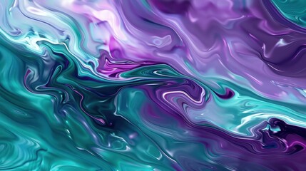 Fototapeta premium Abstract Swirling Liquid Marble