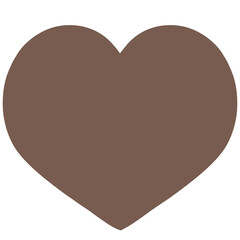 brown heart icon