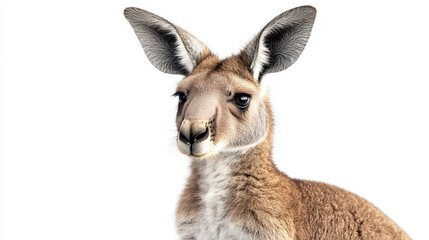 kangaroo isolated on white background