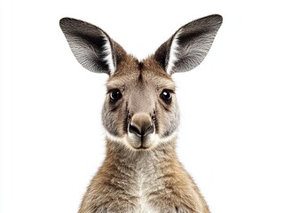 Obraz premium kangaroo isolated on white background