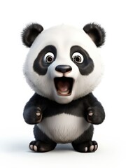 the AI Image Generator, 3d cartoon Cute Panda