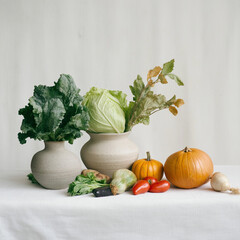 Harvest of Fall: Organic Vegetables