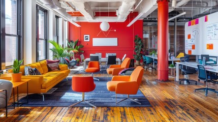 Naklejka premium Modern Office Interior Design