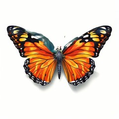 the AI Image Generator, Viceroy Butterfly Isolated on Transparent or White Background