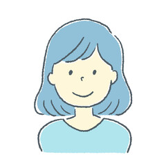 一般女性の素材イラスト