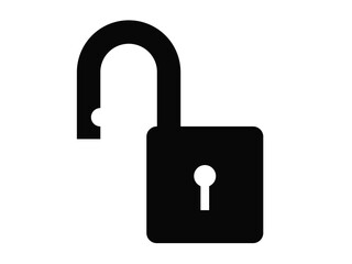 padlock icon vector. symbol, sign, locked,safe secure padlock icon