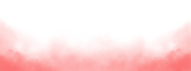 Smoke Texture overlays on transparent background. Misty effect, text or space, Design element,  Abstract Red Color texture. Png image.