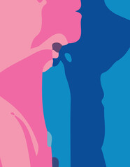 abstract background with untidy waves Illustration