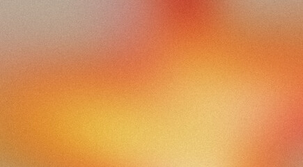 Orange gray grainy noisy gradient background smooth textured header banner poster backdrop design, copy space