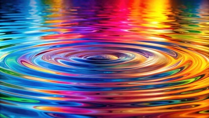 Abstract water ripple background with colorful reflections, abstract, water, ripple, background, colorful, reflections, pattern