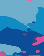 abstract background with untidy waves Illustration