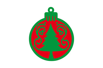 Christmas Ornament vector, Cricut Christmas Ornament SVG cut file, Cricut Christmas Ornament