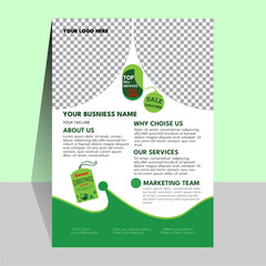 sale offer business template flyer design flyer template for new year Sale Promotion Christmas Shop 25th December  