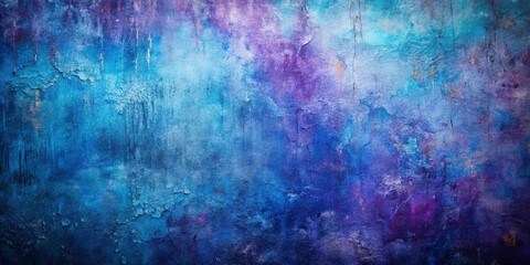 Fototapeta premium A Canvas of Time, Worn and Weathered with Hues of Blue and Purple