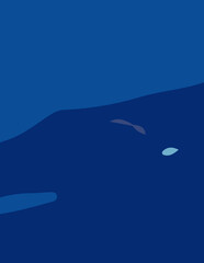 abstract background with untidy waves Illustration