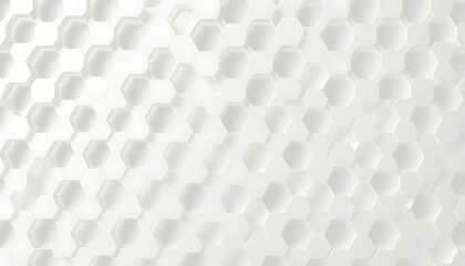 Random shifted white honeycomb hexagon background wallpaper banner pattern with copy space isolated with white highlights, png