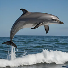 Fototapeta premium dolphin in the water