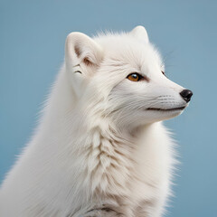 region fox in the snow