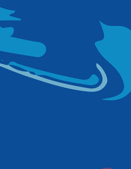 abstract background with untidy waves Illustration