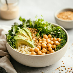 Vibrant Buddha Bowl: A Wholesome Nourishing Meal