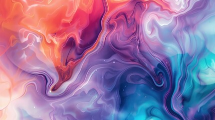 Fototapeta premium Abstract Swirling Colors