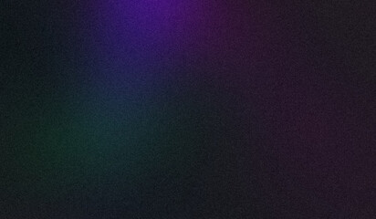 Grainy gradient background with color flow, blue purple green abstract noisy texture backdrop design with vibrant glowing bright shine colors, copy space