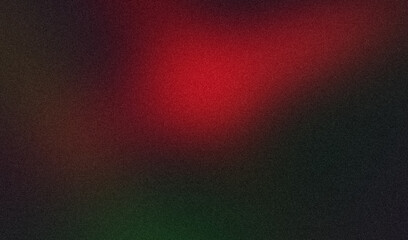 Grainy gradient background with color flow, red green purple abstract noisy texture backdrop design with vibrant glowing bright shine colors, copy space