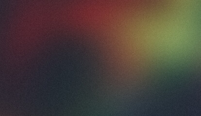 Grainy gradient background with color flow, magenta red green abstract noisy texture backdrop design with vibrant glowing bright shine colors, copy space