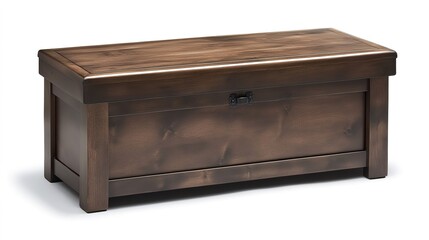 Modern storage bench with sleek design and integrated storage compartments, perfect for organizing and maximizing space in homes, entryways, or living rooms. 