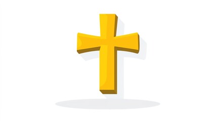 Obraz premium Minimalistic cross icon representing an incorrect answer, set against a clean white background. The bold, simple design emphasizes clarity and precision, ideal for use in digital interfaces, quizzes, 