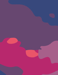 abstract background with untidy waves Illustration