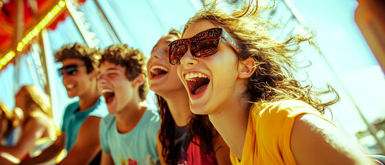 Teen Lifestyle and Holiday Escapes: Vibrant Moments of Adventure, Friendship, and Celebration in Nature, Urban, and Festive Settings