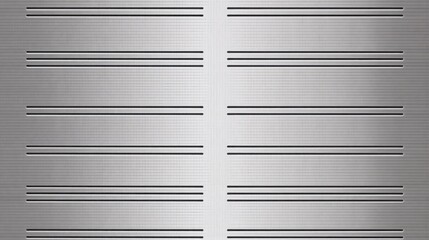 generative ai, Brushed Metallic Surface with Horizontal Slits