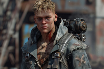 3d open world game character